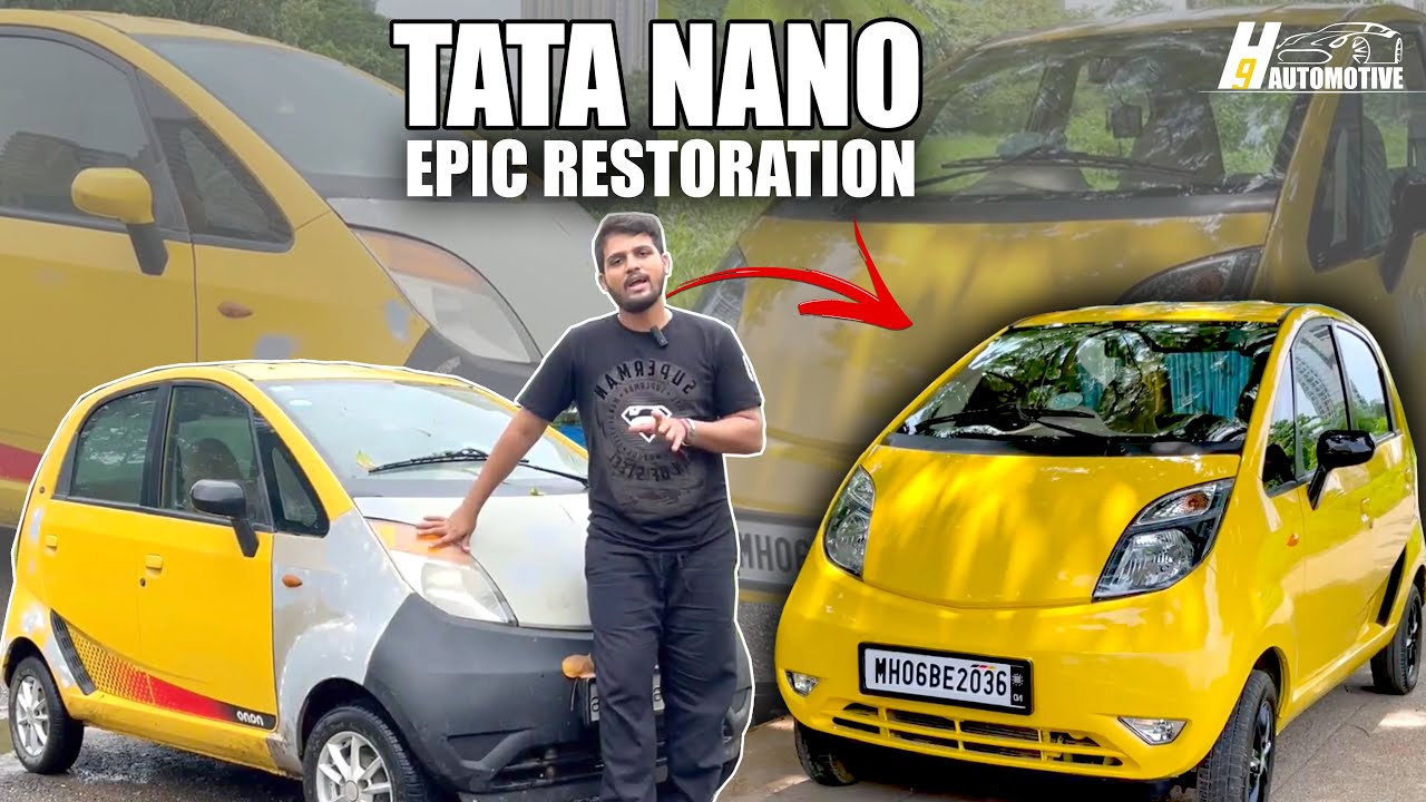 TATA NANO EPIC RESTORATION | H9 AUTOMOTIVE | Must watch end results