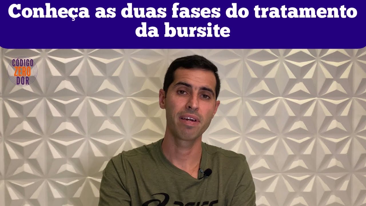 Conheça as duas fases do tratamento da Bursite!