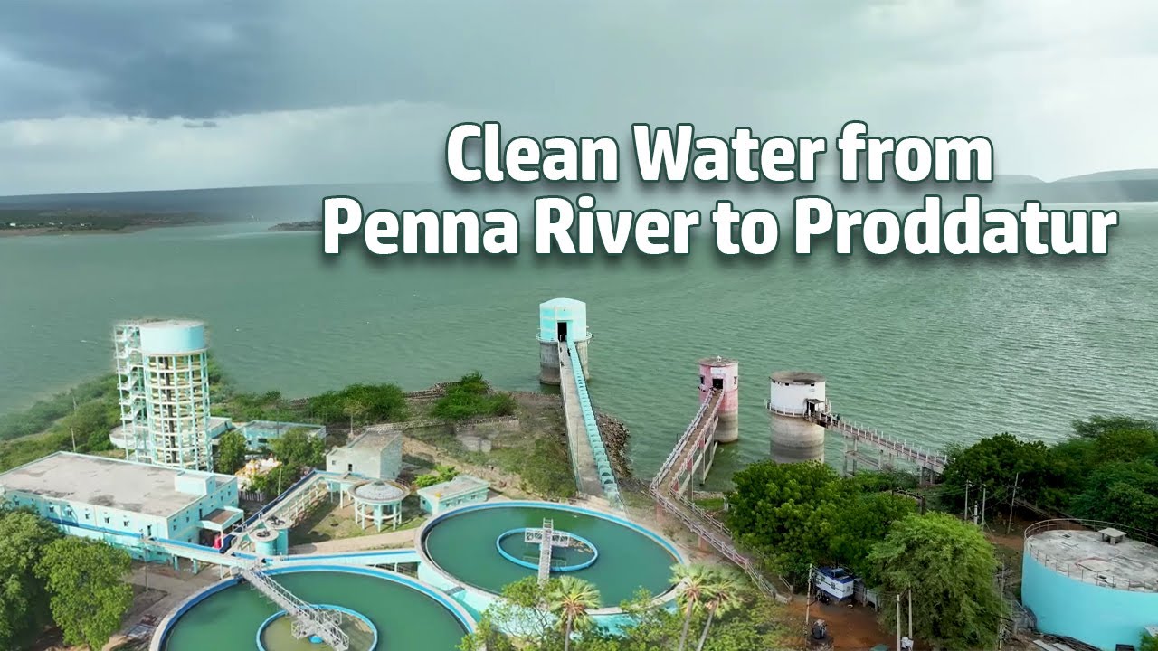 Clean Water from Penna River to Proddatur | Megha Engineering
