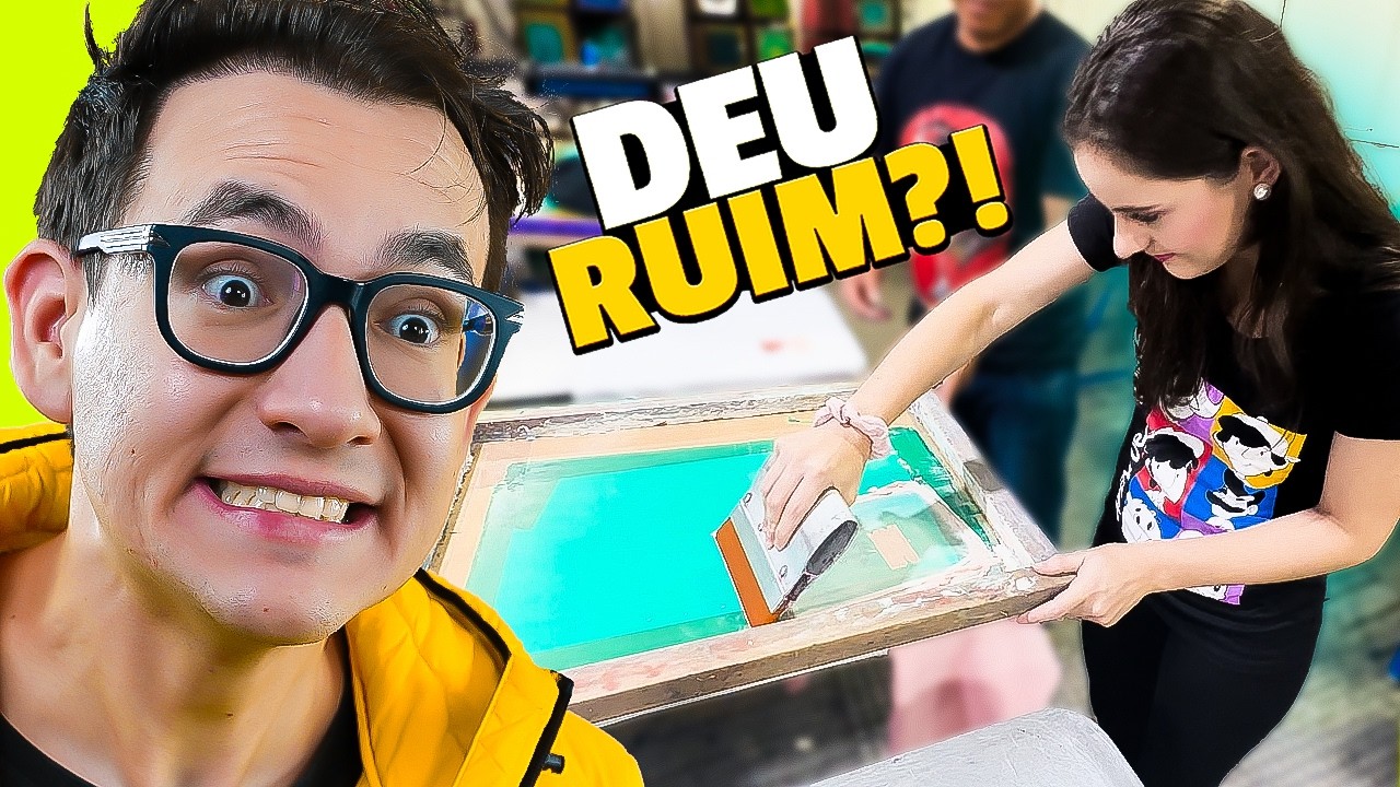 ELA FEZ A PR&Oacute;PRIA CAMISETA - INVADIMOS A LOLJA!!!