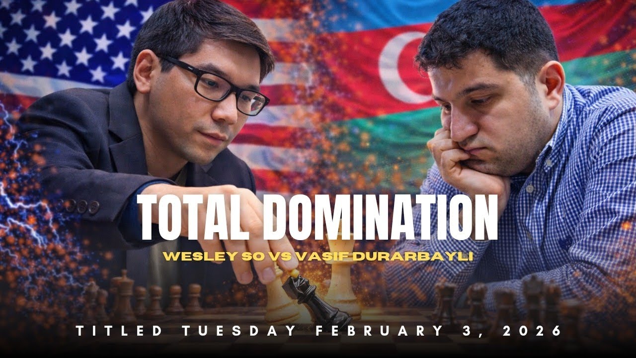 Wesley So vs Vasif Durarbayli ❗ Brilliant Italian Game Domination ❗ Titled Tuesday February 3, 2026