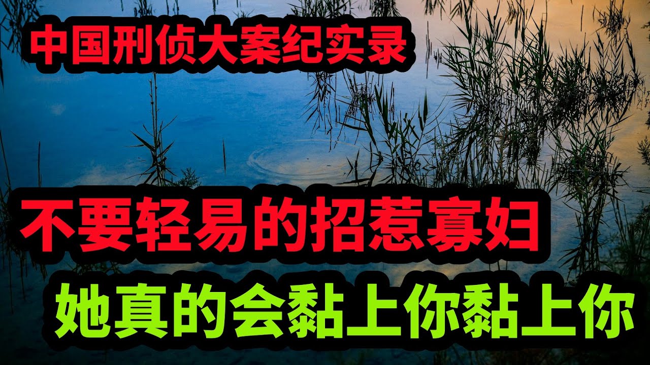 中国刑侦大案纪实录，不要轻易的招惹寡妇