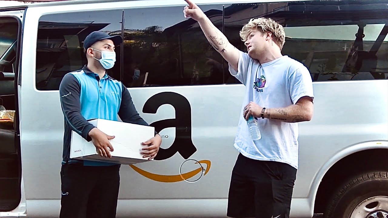 Amazon Delivery Guy PRANK on ALEX WARREN And&hellip;.