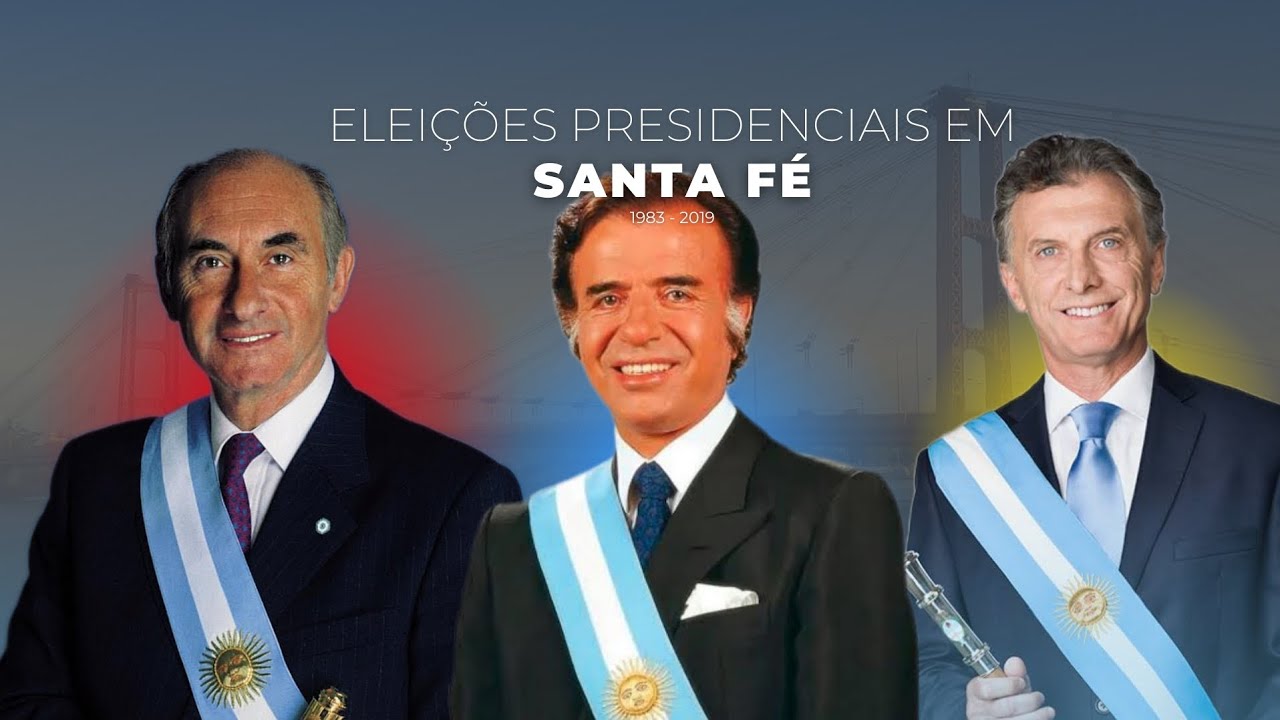 UNIDADE ARGENTINA | Eleições presidenciais argentinas em Santa Fé (1983 - 2019) #argentina
