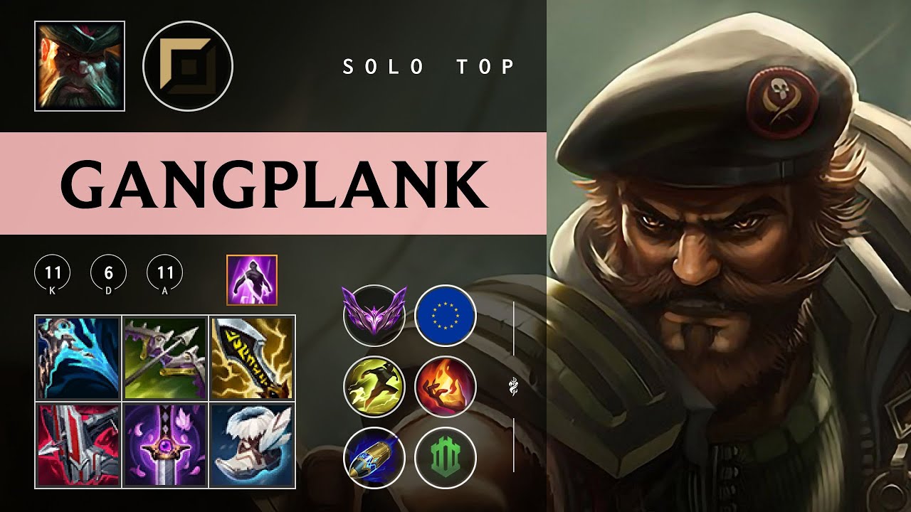Gangplank Top vs Singed - EUW Master Patch 26.01
