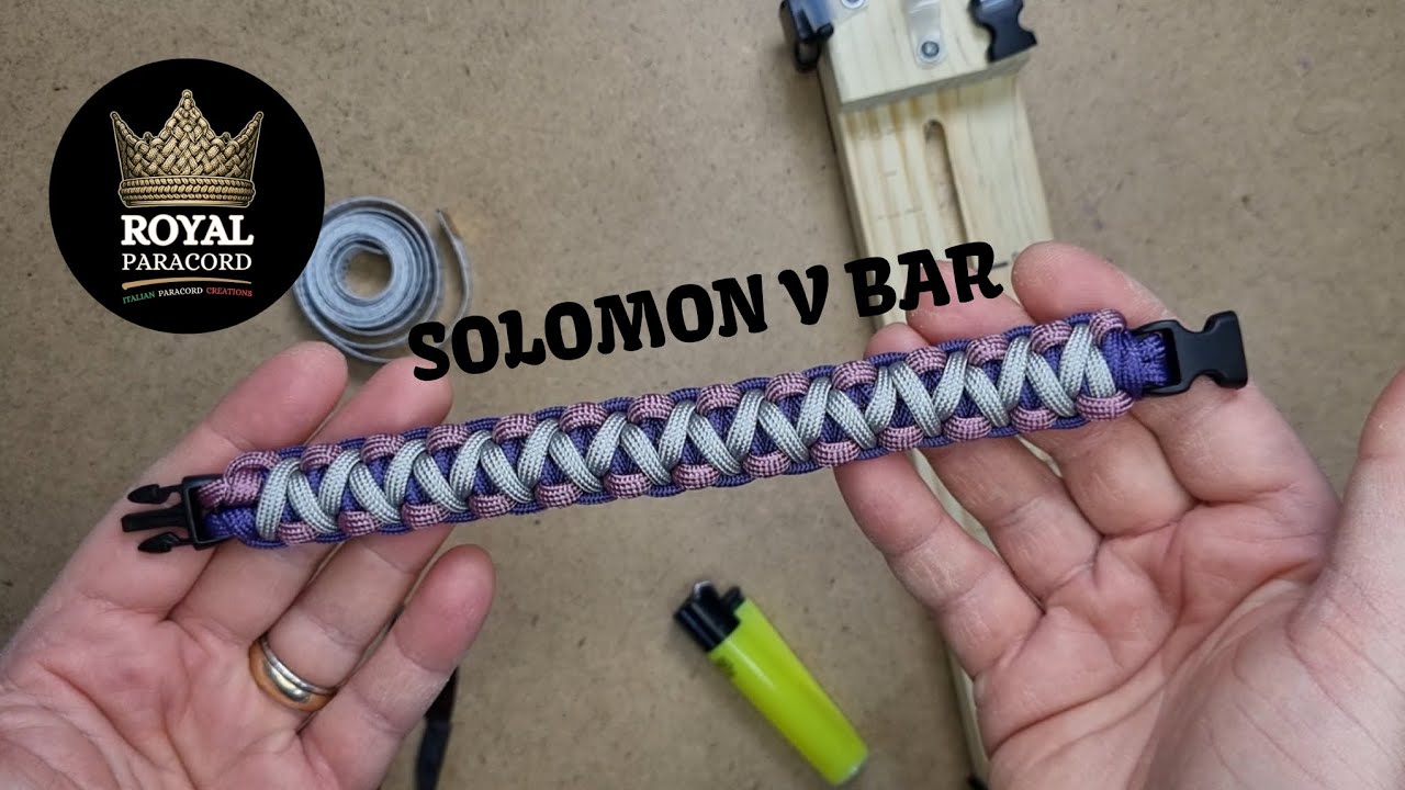 Bracciale Paracord SOLOMON V BAR Paracord Bracelet Tutorial