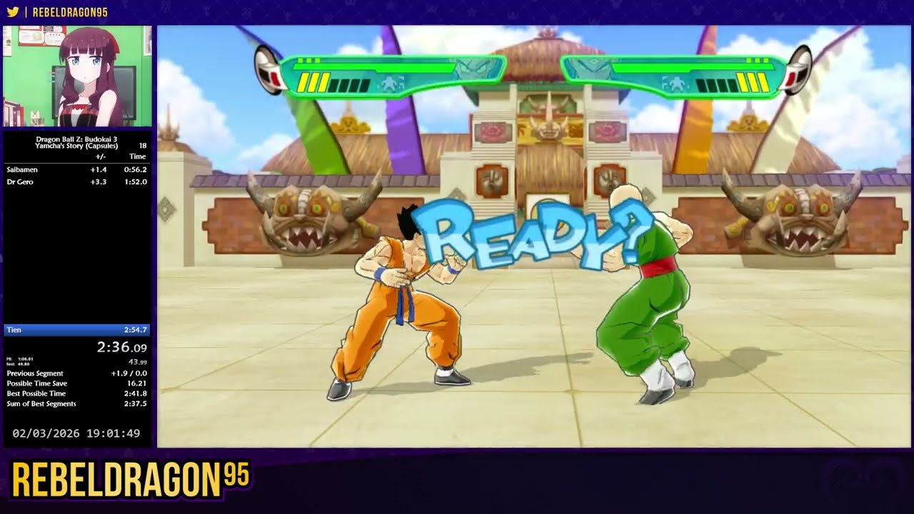 Dragon Ball Z: Budokai 3 (HD) Yamcha's Story (Capsules) PB - 2:40