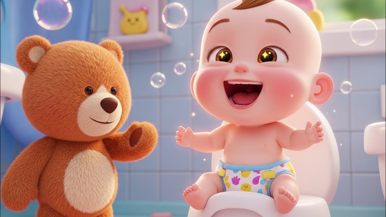 Baby Potty Time Play 🚽🎉 | Potty Training Song for Kids | Fun Learning Video