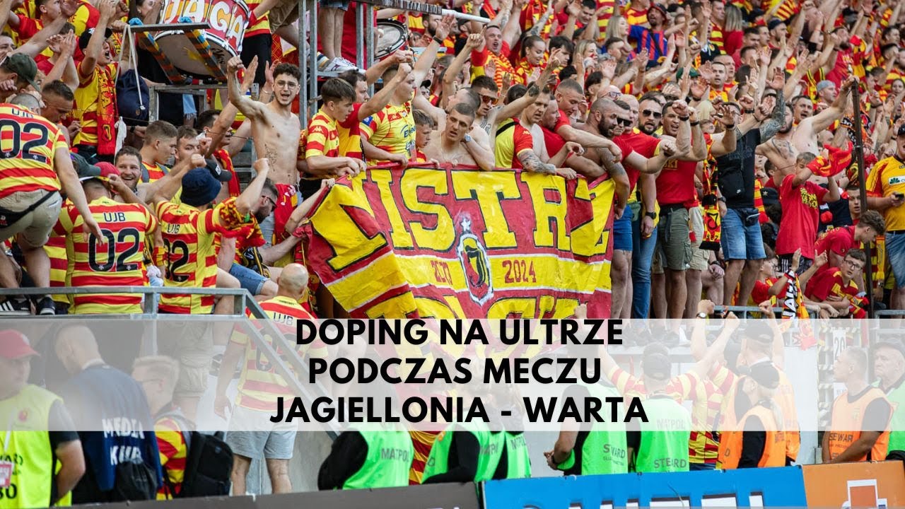 Jagiellonia Białystok mistrzem Polski. Doping na sektorze Ultra w meczu z Wartą Poznań