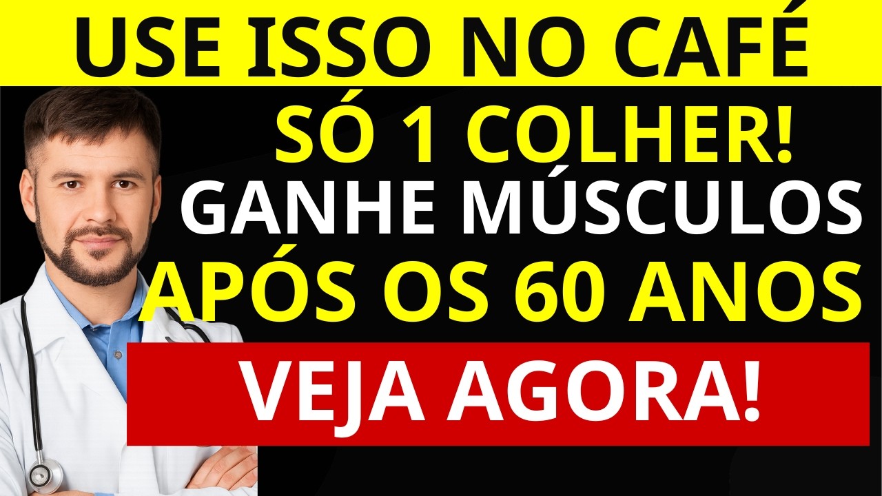 Perdendo força? Coloque ISTO no seu café e combata a perda de massa muscular | Saúde do idoso
