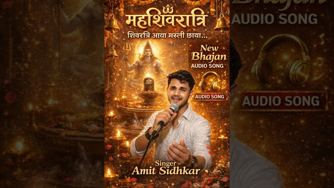 गायक अमित सिद्धकर | नया शिव भजनशिवरात्रि स्पेशल भजन 🙏 भोलेनाथ का सबसे प्यारा भजन 