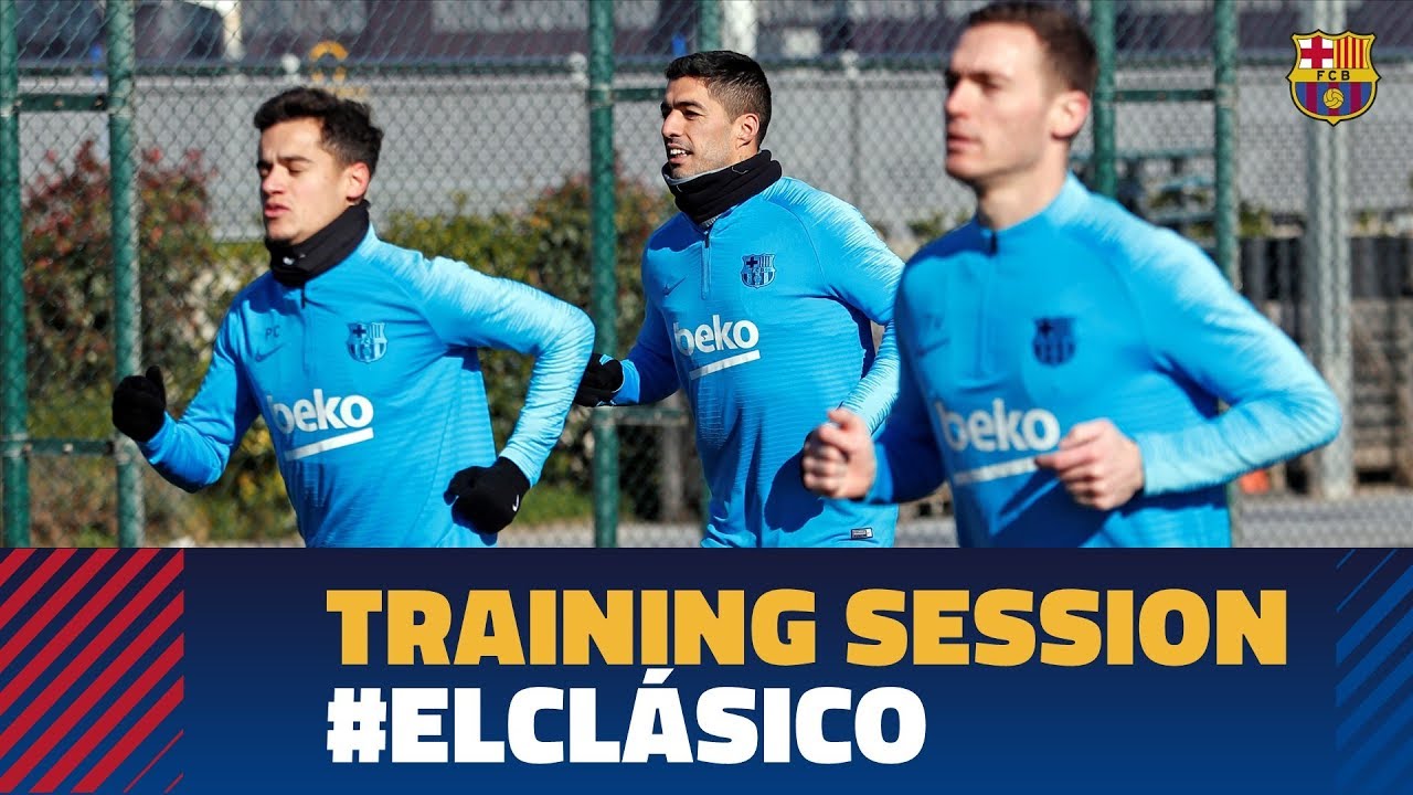 First training session to prepare El Cl&aacute;sico in the Copa del Rey