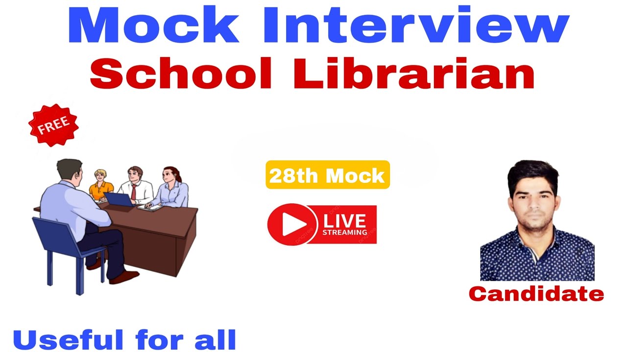 28th Mock Interview 2023 | School Librarian | Very Useful