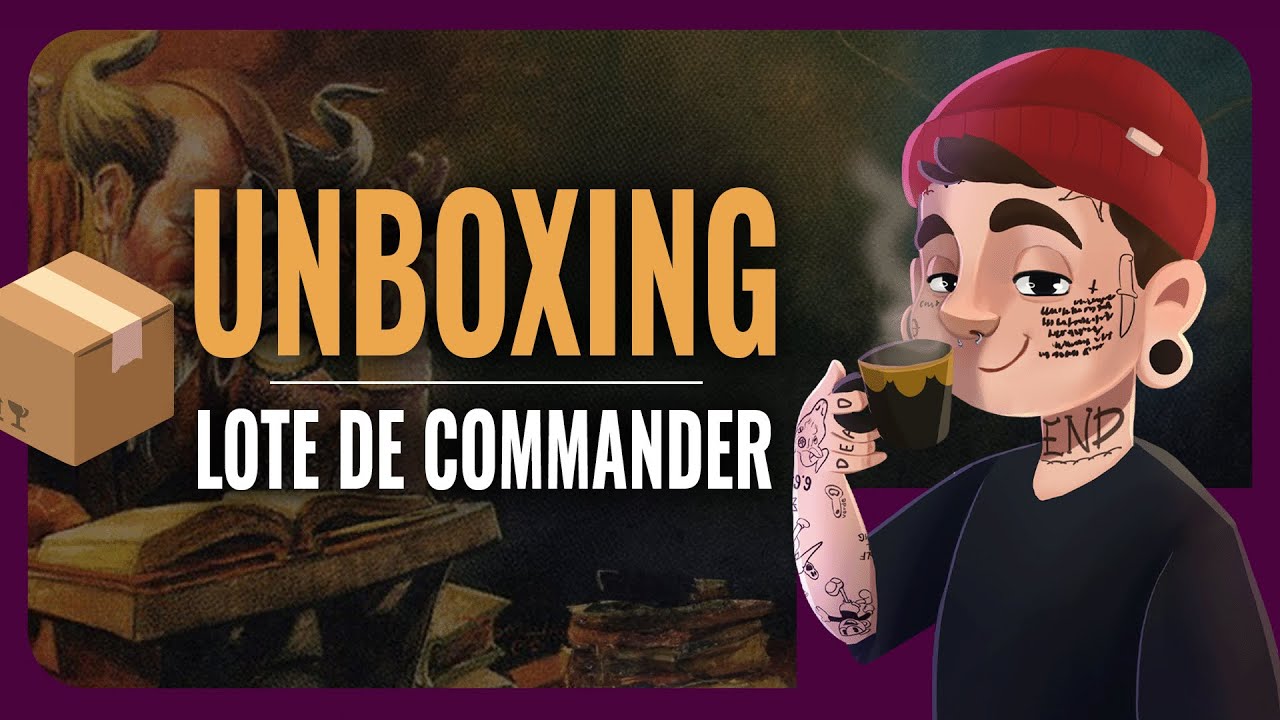 📦 UNBOXING - LOTE DE CARTAS DE COMMANDER - #commander #magic
