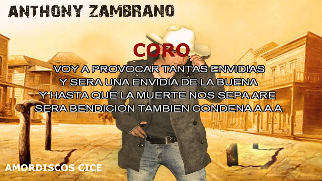 VOY A CONQUISTARTE KARAOKE ANTHONY ZAMBRANO
