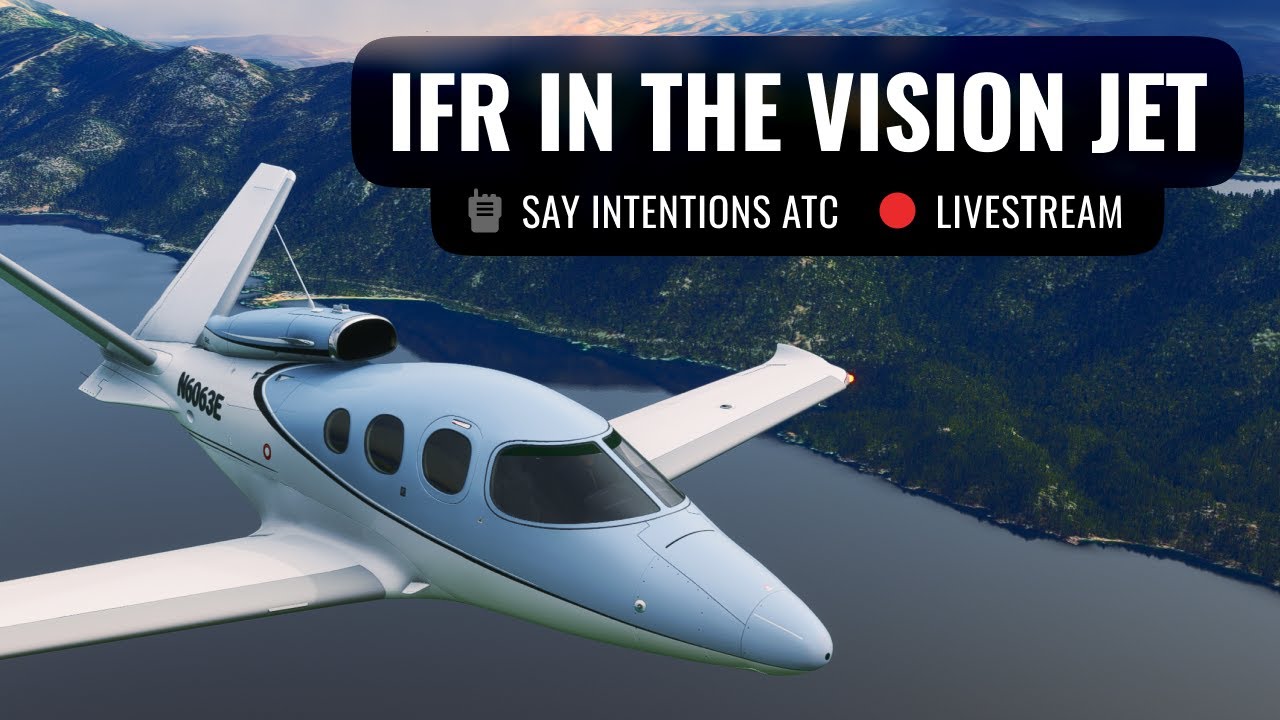 ⏪ Replay: Vision Jet IFR / Say Intentions AI ATC