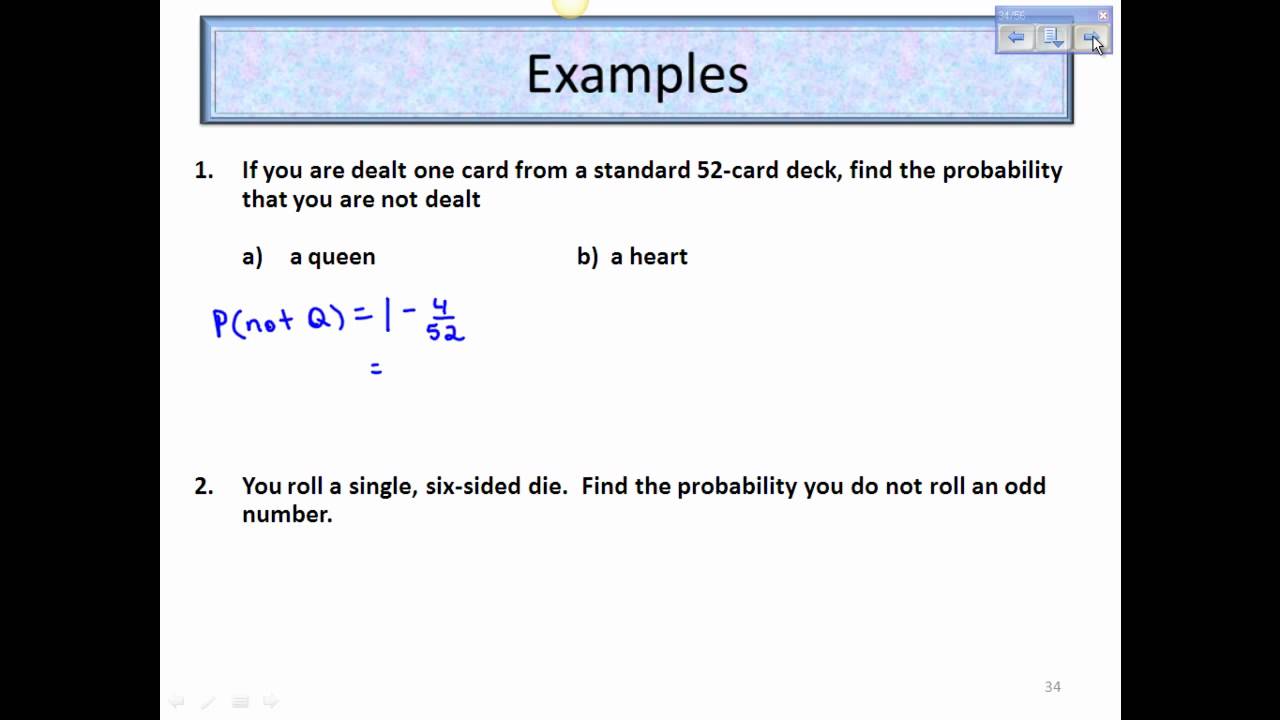 Rule of Complements