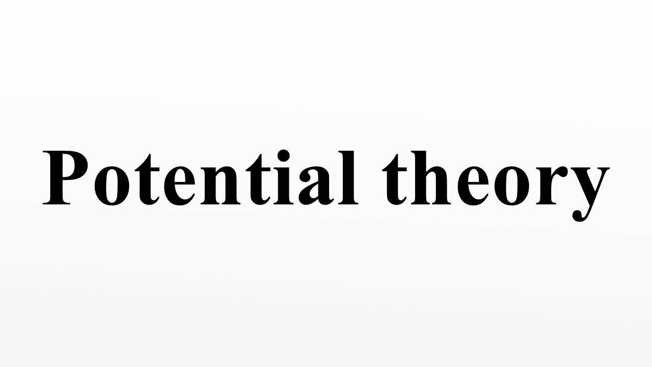 Potential theory
