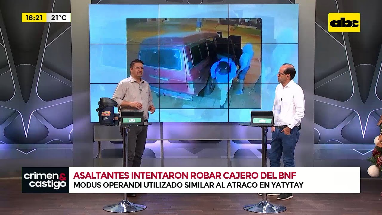 Así intentaron robar un cajero del BNF en Raúl A. Oviedo, Caaguazú