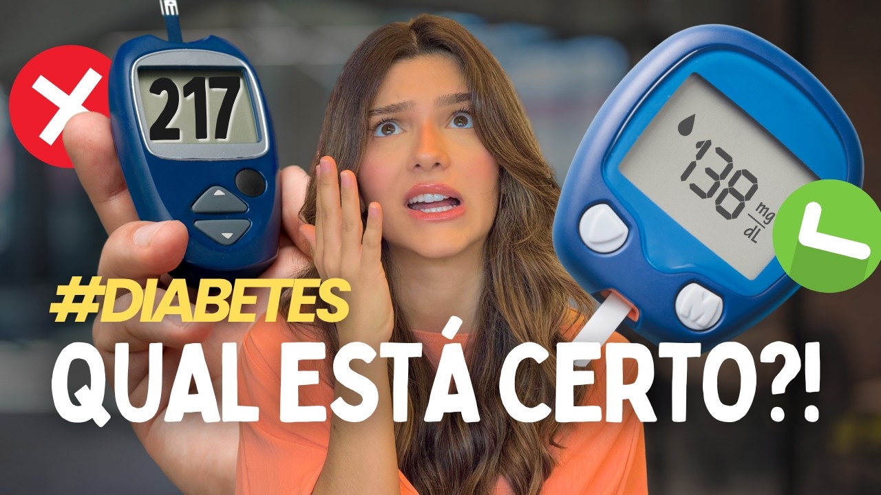 7 ERROS ao USAR MEDIDOR de GLICOSE | GLICOS&Iacute;METRO | Controle seu Diabetes