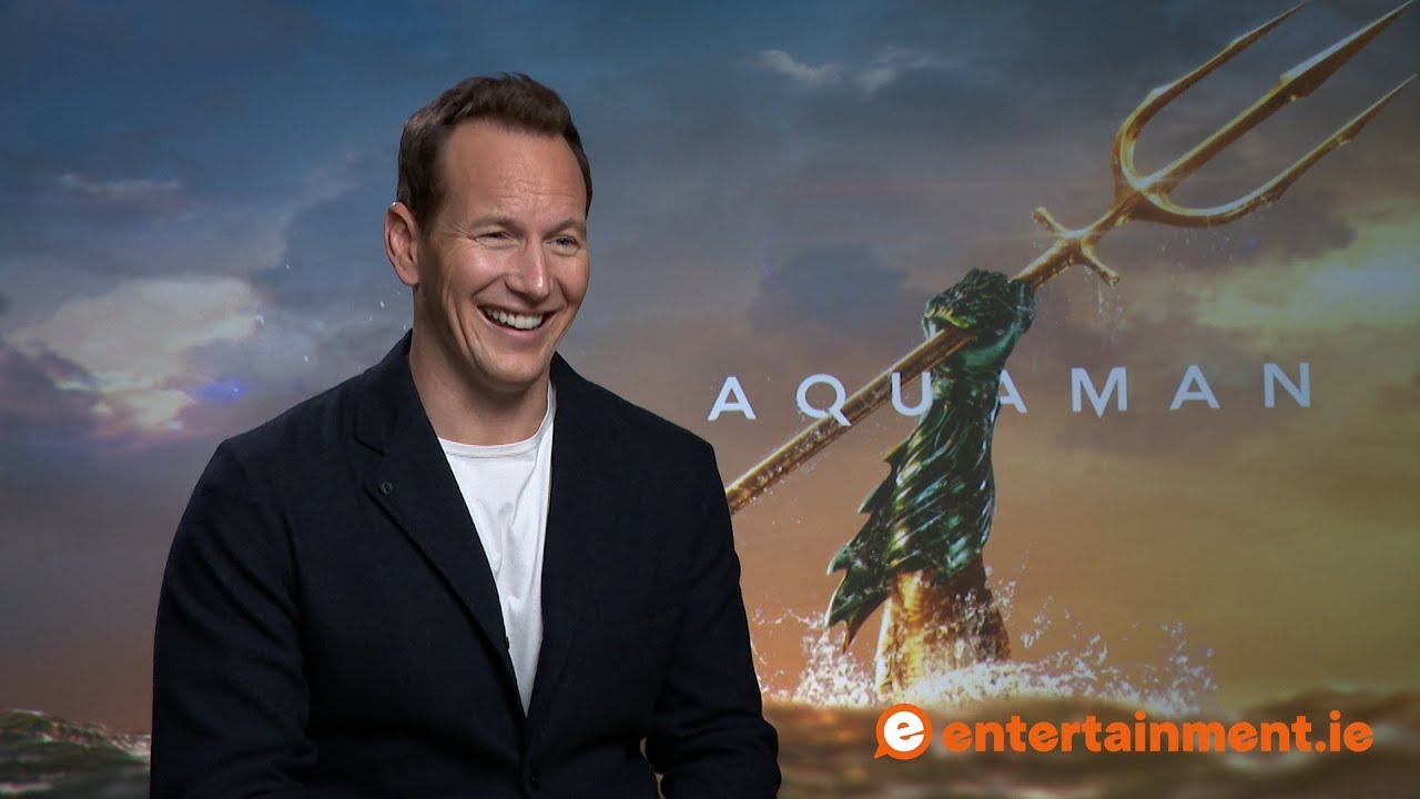 Patrick Wilson talks Aquaman, James Wan, CGI, and critiques Brian's singing