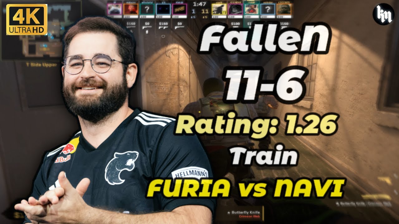FalleN (11-6) FURIA vs NAVI (Train) | Thunderpick World Championship 2025 #FURIA #fallen