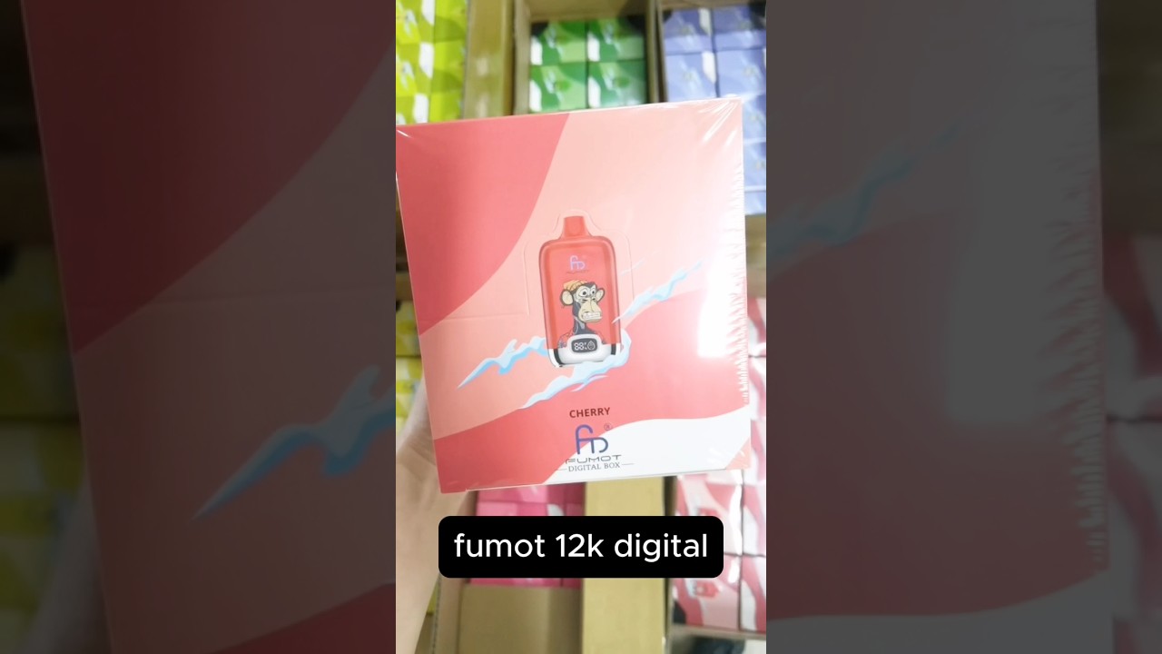 fumot 12k puffs digital in stocks #vapedisposable  #fumotvape #digita