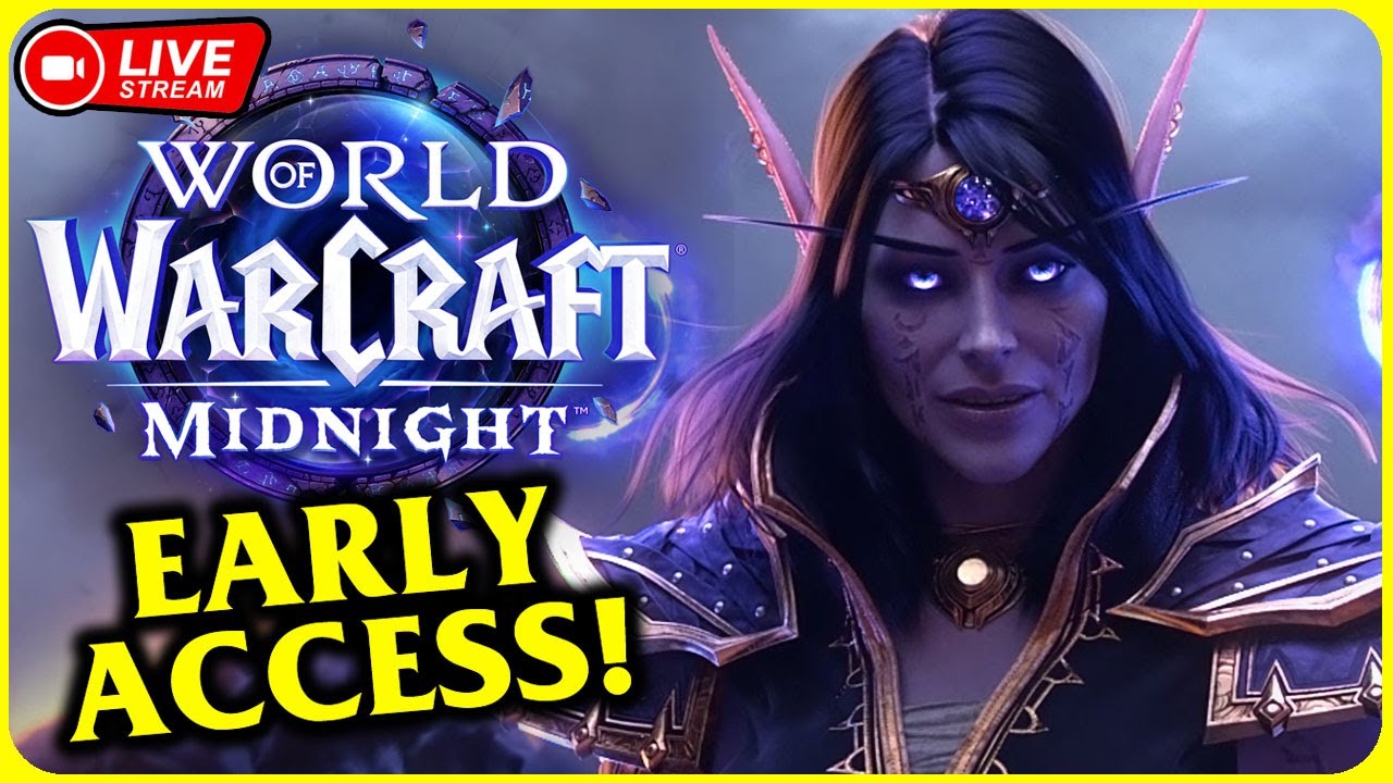 LIVE World of Warcraft Early Access Midnight! Exploring LIVE!