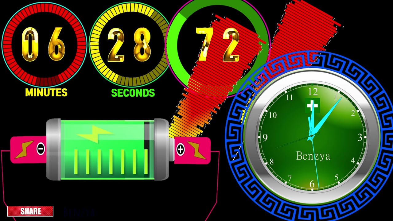 🔋Battery Overcharging explosion! 💥BOOM💥 7m 16s  timer  countdown alarm🔔