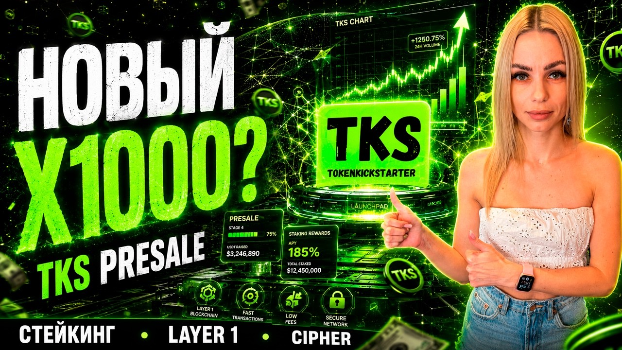🔥TOKENKICKSTARTER (TKS) &mdash; НОВАЯ КРИПТОЭКОСИСТЕМА? Пресейл, Стейкинг, Cipher и Layer 1 Blockchain