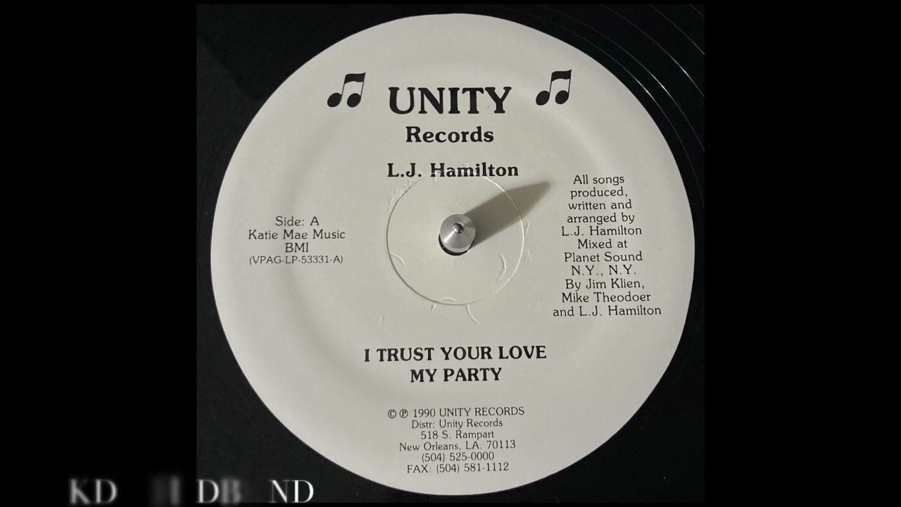 L.J. HAMILTON • I TRUST YOUR LOVE