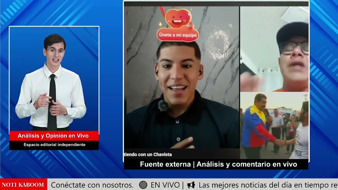 🔥 Chavista se queda sin argumentos en pleno debate