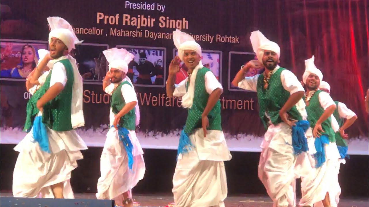 Inter zonal youth festival # Hariyanvi group dance# 1st prize winner# Parkash Malik Team