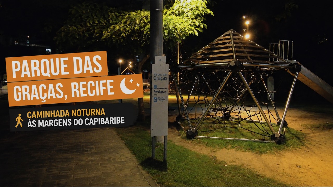 Parque das Graças à Noite:Tranquilidade às Margens do Capibaribe
