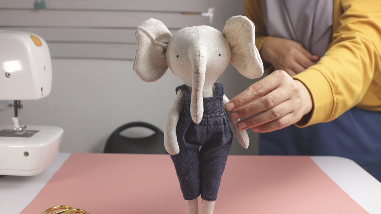 How to Make Elle, Cute Elephant Doll