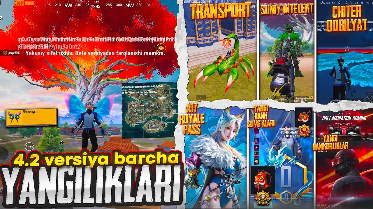 4.2 versiya TO'LIQ YANGILIKLARI 😱 YANGI O'SIMLIK REJIM - QOBILYATLAR - 🥵 A17 RP & Rank o'zgarishlari
