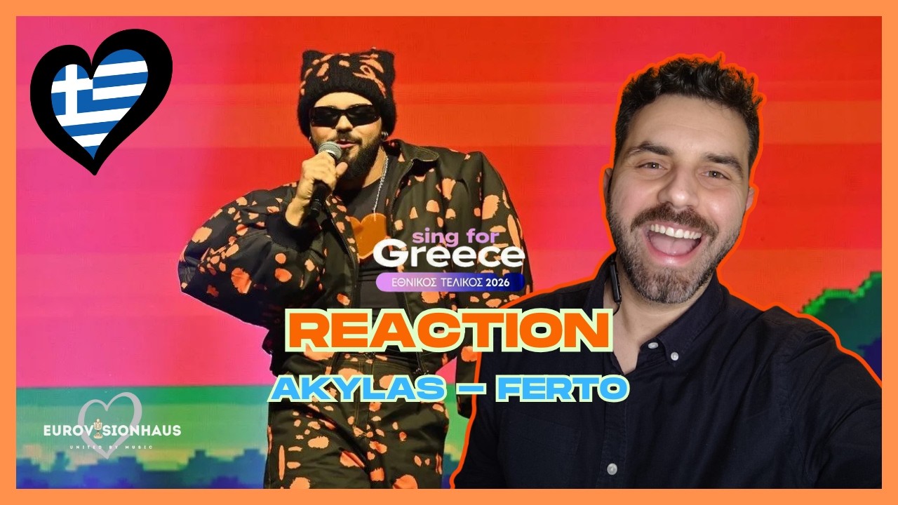 🇬🇷  LET'S REACT TO AKYLAS - FERTO (LIVE) #eurovision2026