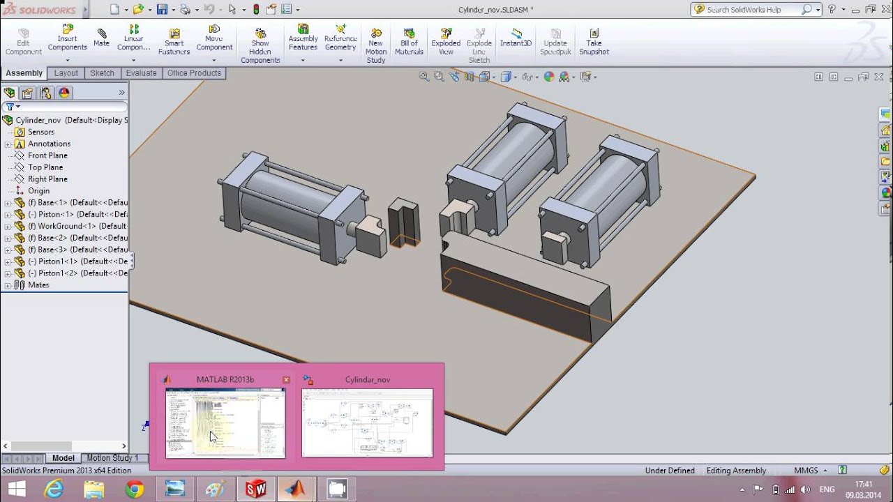 Solidworks and MATLAB / Simulink simulation