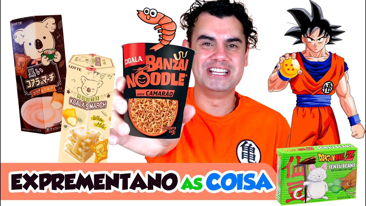 BISCOITO DE KOALA, FEIJÃO DO DRAGON BALL, BANZAI NOODLE... - Fubá online