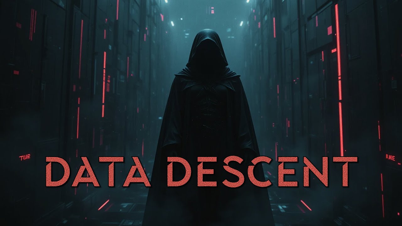 DATA DESCENT — Hypnotic Dark Techno Mix | Deep Cyberpunk Atmosphere
