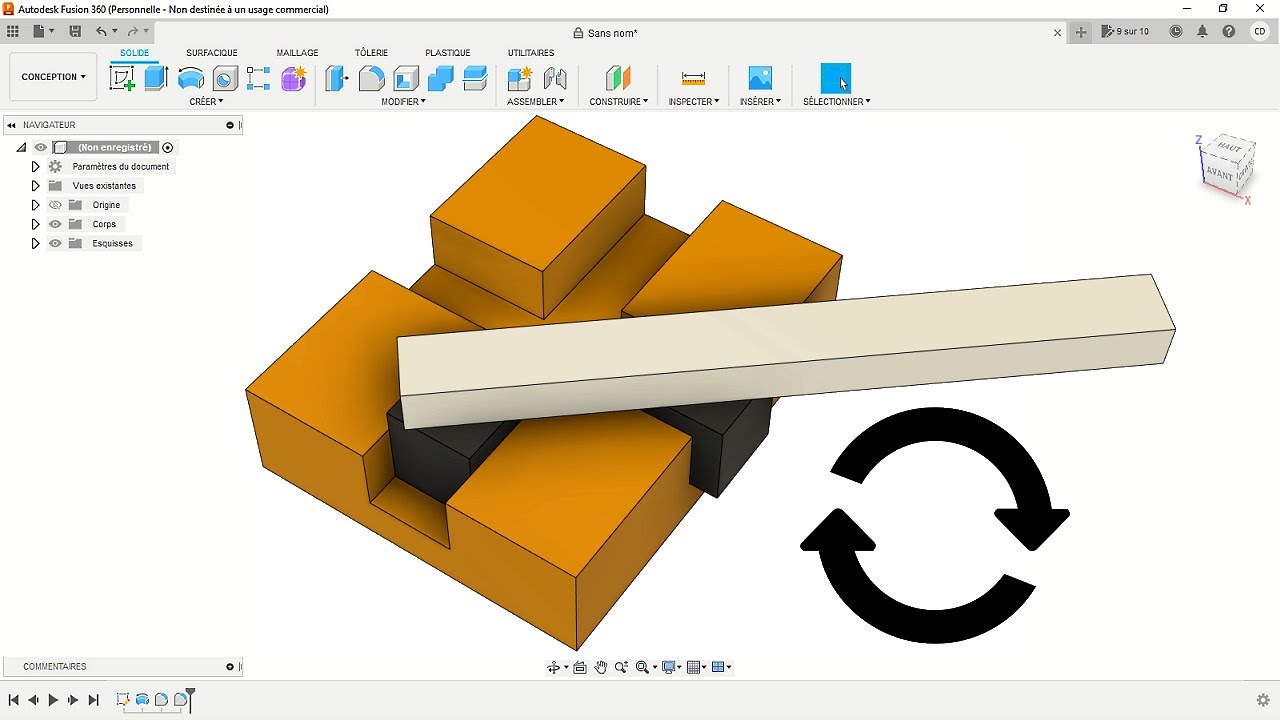 Créer une animation simple sur Fusion 360