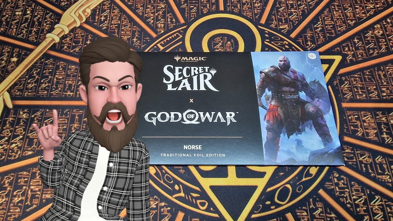 God Of War Norse MTG Secret Lair Opening german/deustch