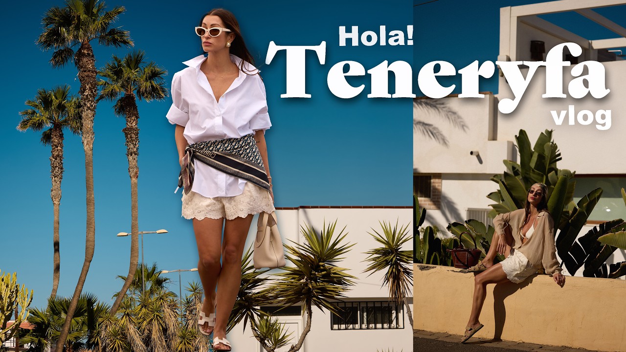 TENERYFA 🌴 VLOG | zwiedzamy wyspę, lokalne knajpki, stylizacje 