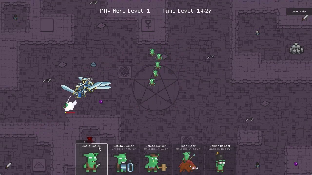 More Reverse Bullet Hell gameplay
