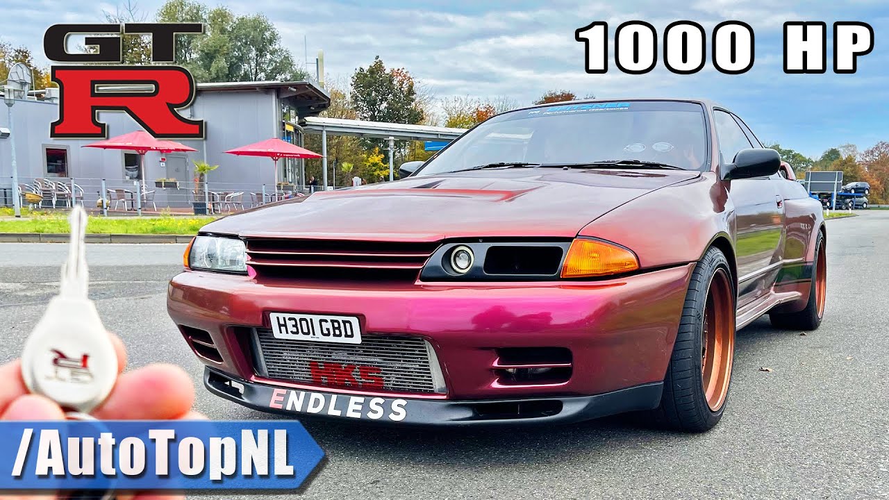 1000HP NISSAN GTR R32 | REVIEW on AUTOBAHN [NO SPEED LIMIT] by AutoTopNL