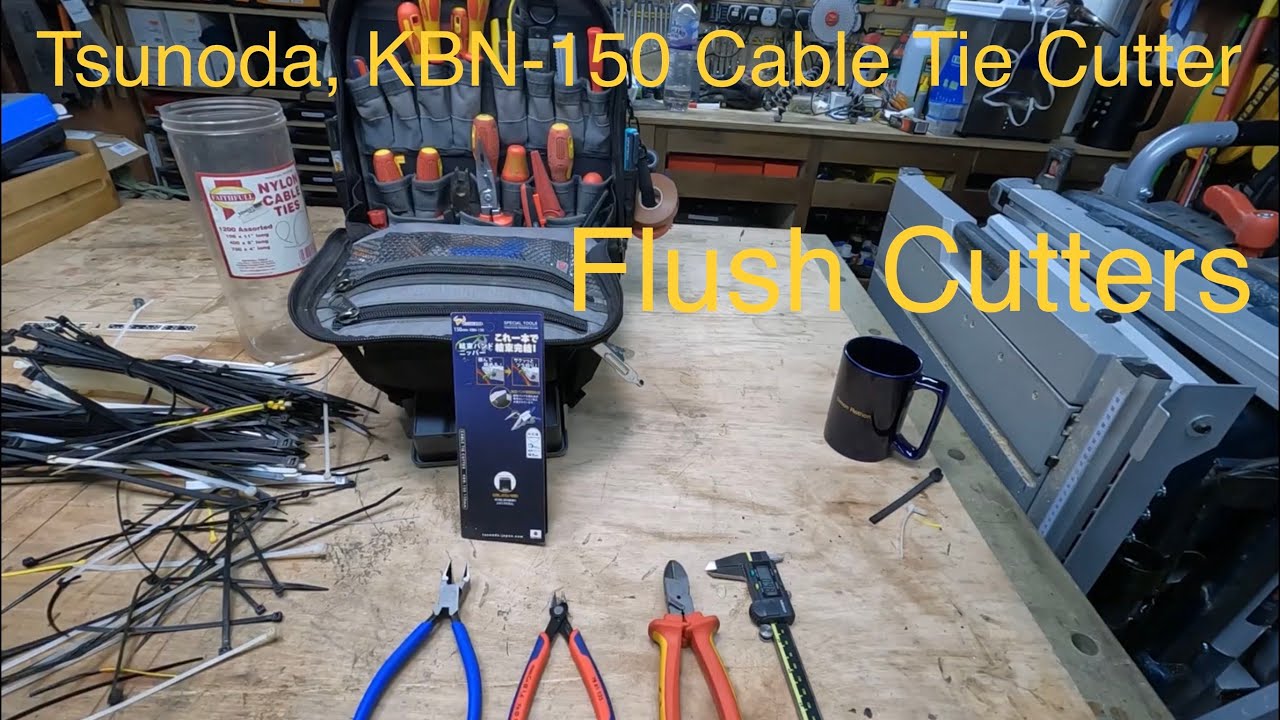 Perfect Cable Tie cutters Tsunoda KBN-150 Flush Cutters