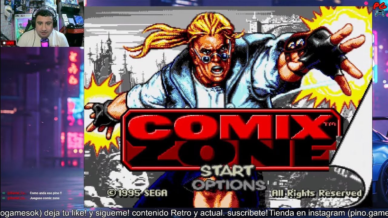 COMIX ZONE sega genesis EN VIVO