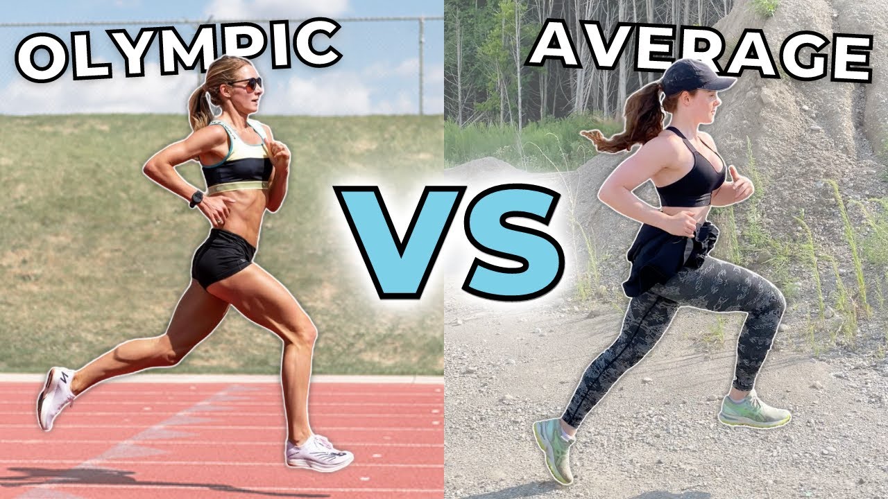 I Tried An Olympic Runner’s Diet & Training Routine | OLYMPIC vs AVERAGE RUNNER