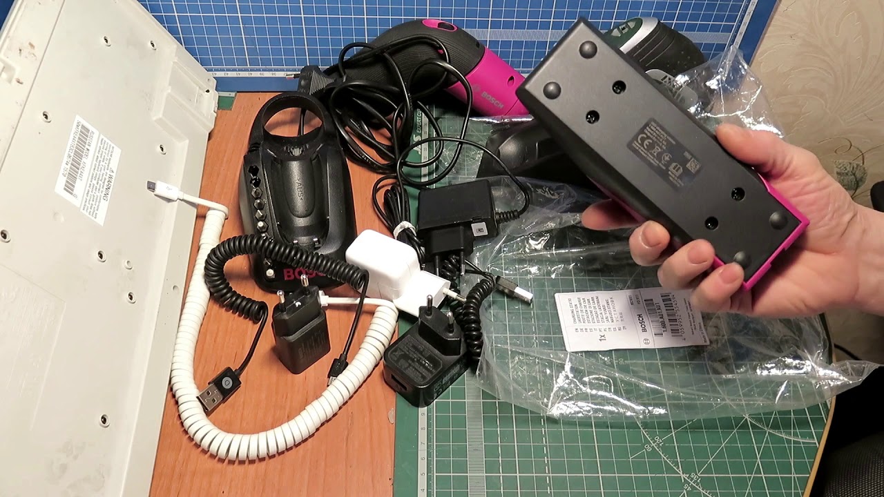Bosch DIY - IXO VI, Ч-XXIV: особенности и нюансы зарядных станций Classic & Color Edition