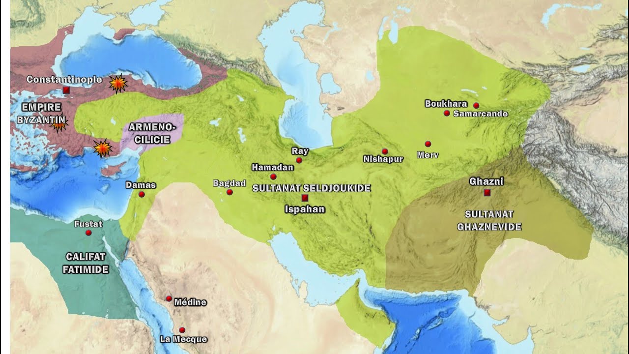 Le sultanat turc des Seldjoukides (1028 - 1095)